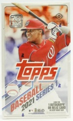 2021 Topps Series 1 MLB Baseball Hobby Box